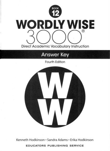 英语教材：Wordly wise 3000第四版 百度网盘分享(9.37G)